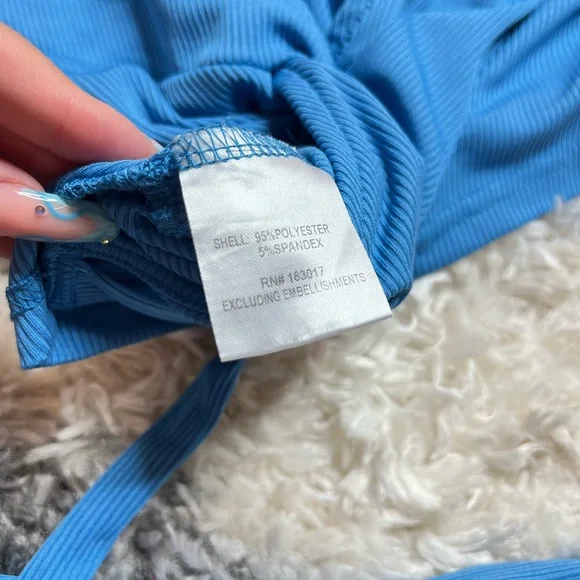 Princess Polly Aiden Blue Top - Picture 7 of 7